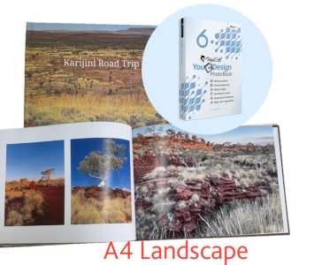 A4 Landscape photo book created with YouDesign or other design application